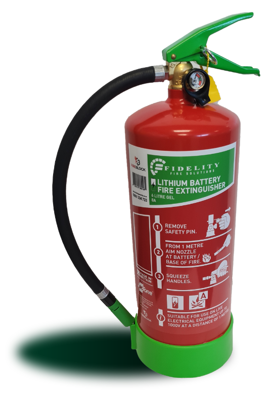 lithium batter fire extinguisher